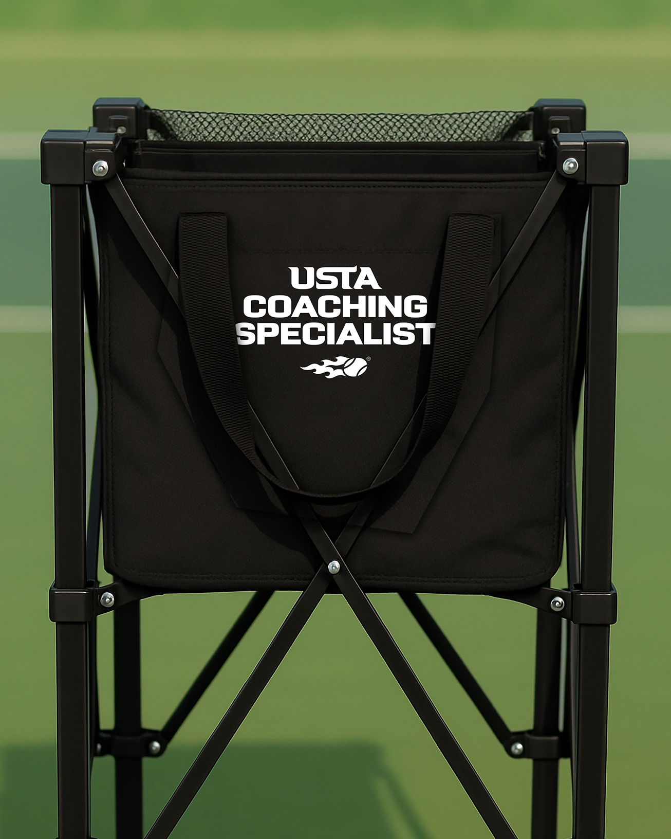 A picture representing USTA coaching Ball hopper talking about their tennis Instructors