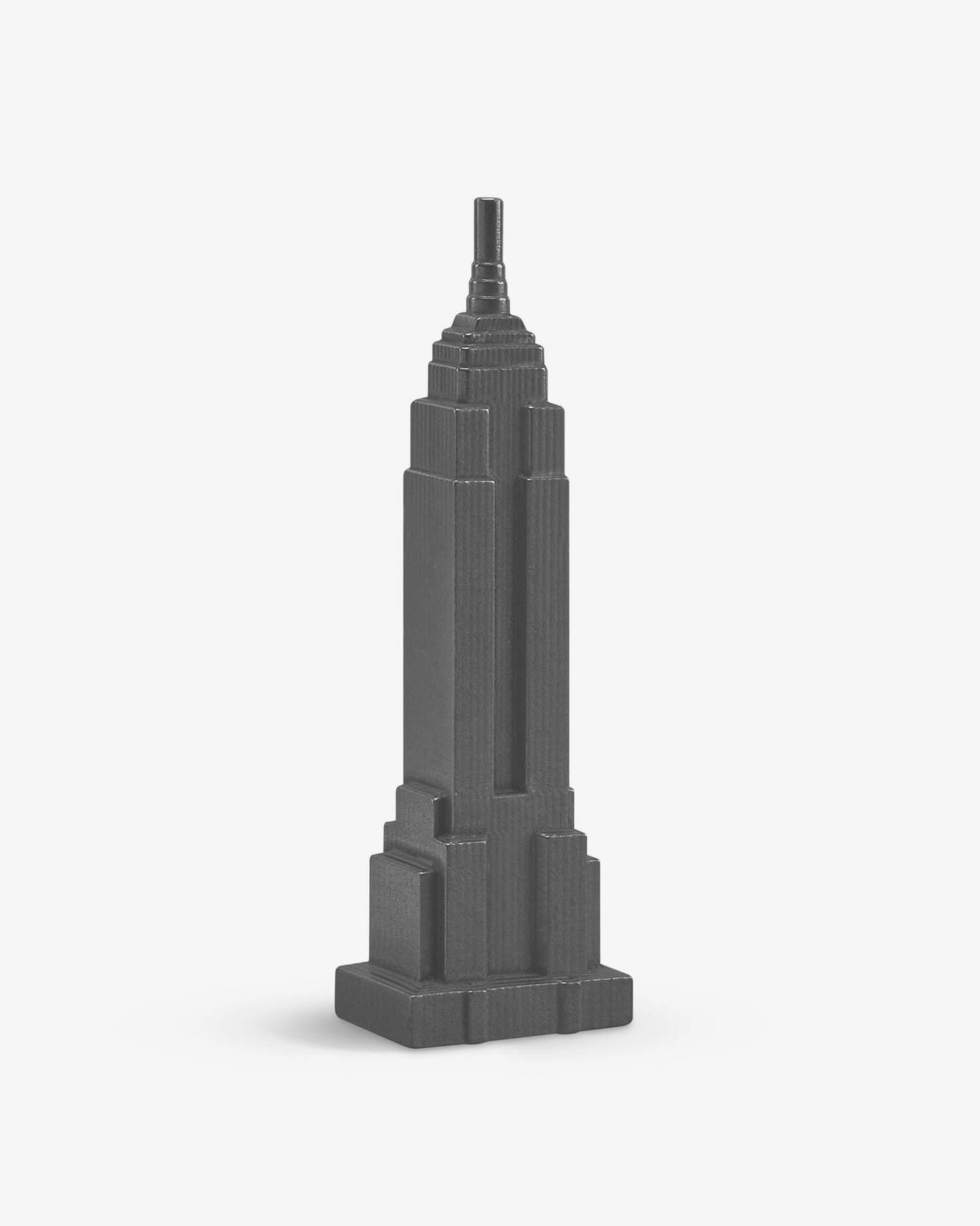 Black empire state building-shaped drawing tool.