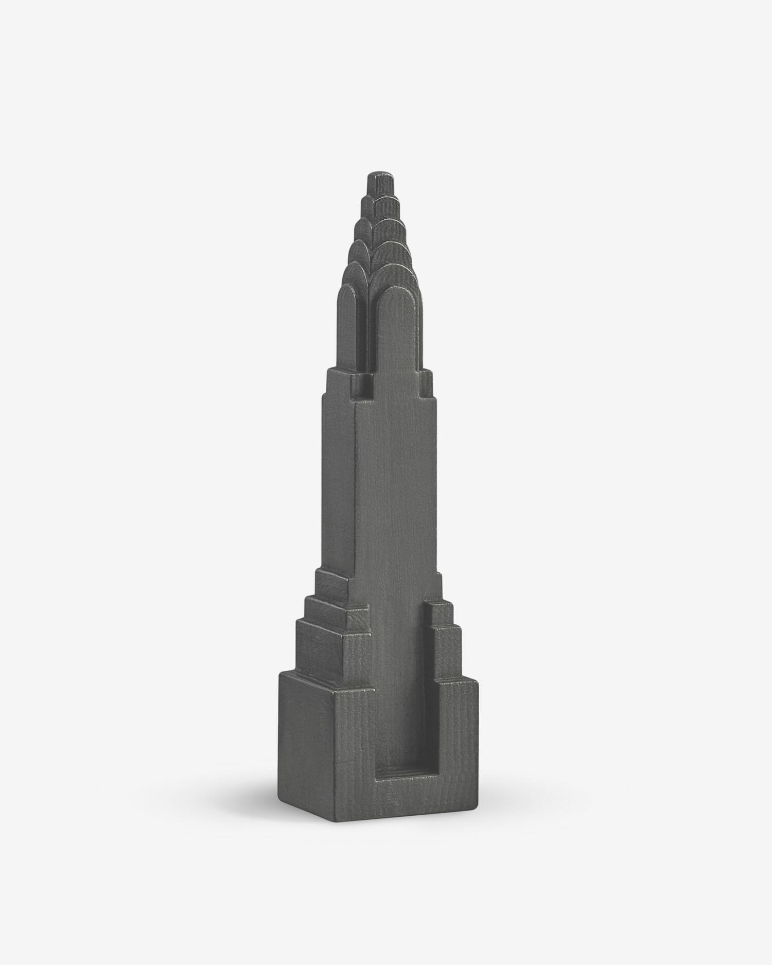 Black empire state building-shaped drawing tool